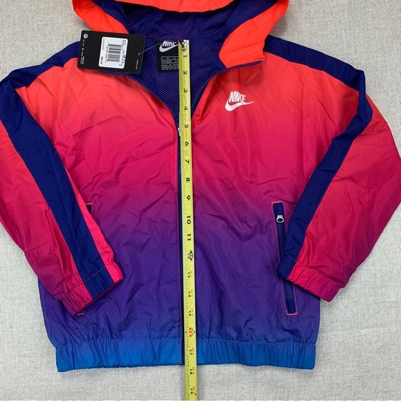 Nike Little Kids' Rise Ombre Woven Jacket Size 6 - Picture 4 of 12